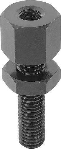 Stütze M08X20 Vergütungsstahl, A=30, C=13 - K0308.0803006 - gibt’s bei HUG Technik ✓