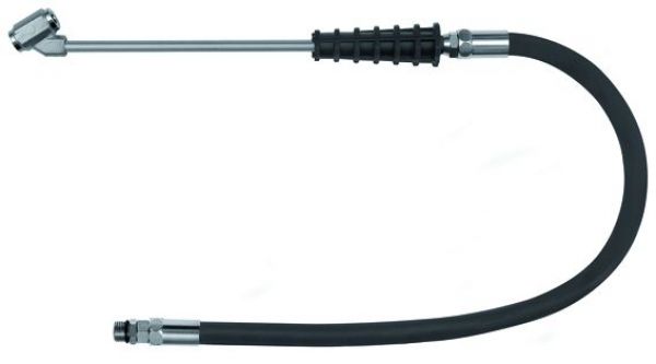 Schlauch mit Tankstellenstecker, L 50 cm, G 1/4, drehbar, für Handreifenfüllmesser - direkt von HUG Technik ✓