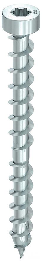 HECO-TOPIX®-plus Zylinderkopf TD 6,5 x 100 CC, blau verzinkt, Packung mit 100 Stück - bekommst Du bei ★ HUG Technik ✓