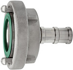 Storz-Kupplung, Stutzen, drehbar, Storz-Größe 25- D, LW 19, Edelstahl V4A - bei HUG Technik ✓