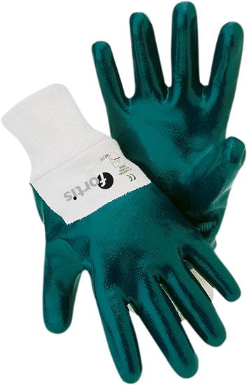 FORTIS Nitrilhandschuh »Mechanic blue« mit Strickbund, blau - gibt’s bei ☆ HUG Technik ✓