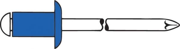 GESIPA® Blindniete Stahl Standard Flachrundkopf 3 x 6 mm, Packung mit 500 Stück - gibt’s bei ☆ HUG Technik ✓ GESIPA® Blindniete Stahl Standard Flachrundkopf 3 x 6 mm, Packung mit 500 Stück - gibt’s bei ☆ HUG Technik ✓