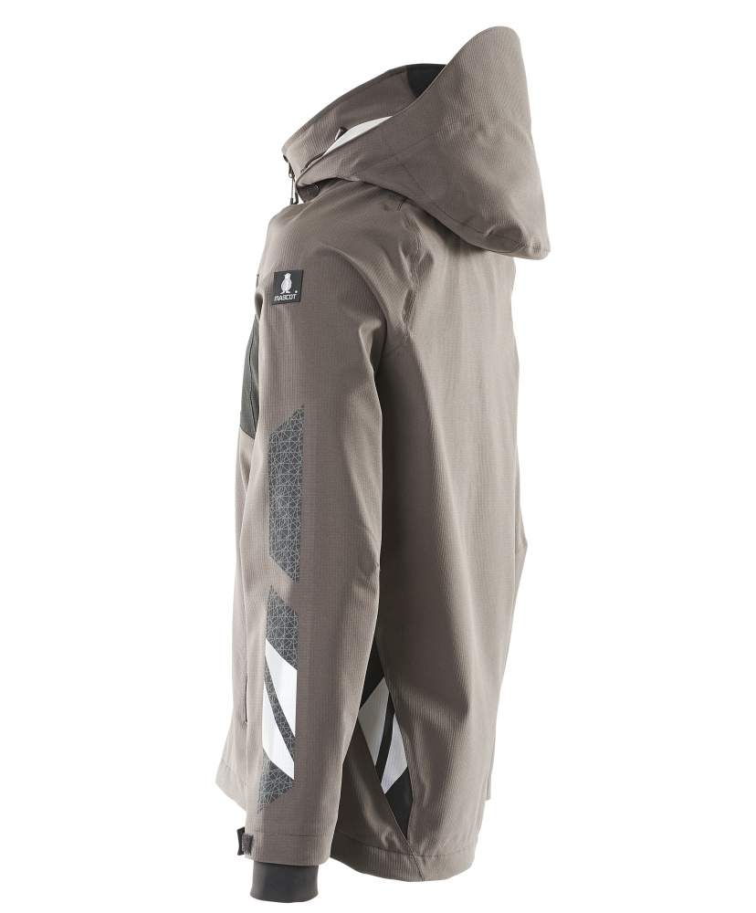 MASCOT® ACCELERATE Hard Shell Jacke  Gr. 2XL, dunkelanthrazit/schwarz - kommt direkt von HUG Technik 😊