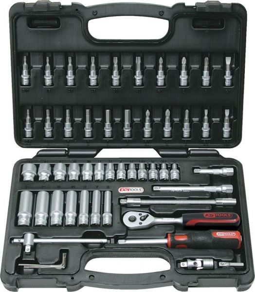 KSTOOLS® Steckschlüssel-Garnitur 1/4 Zoll 53-teilig - gibt’s bei HUG Technik ✓