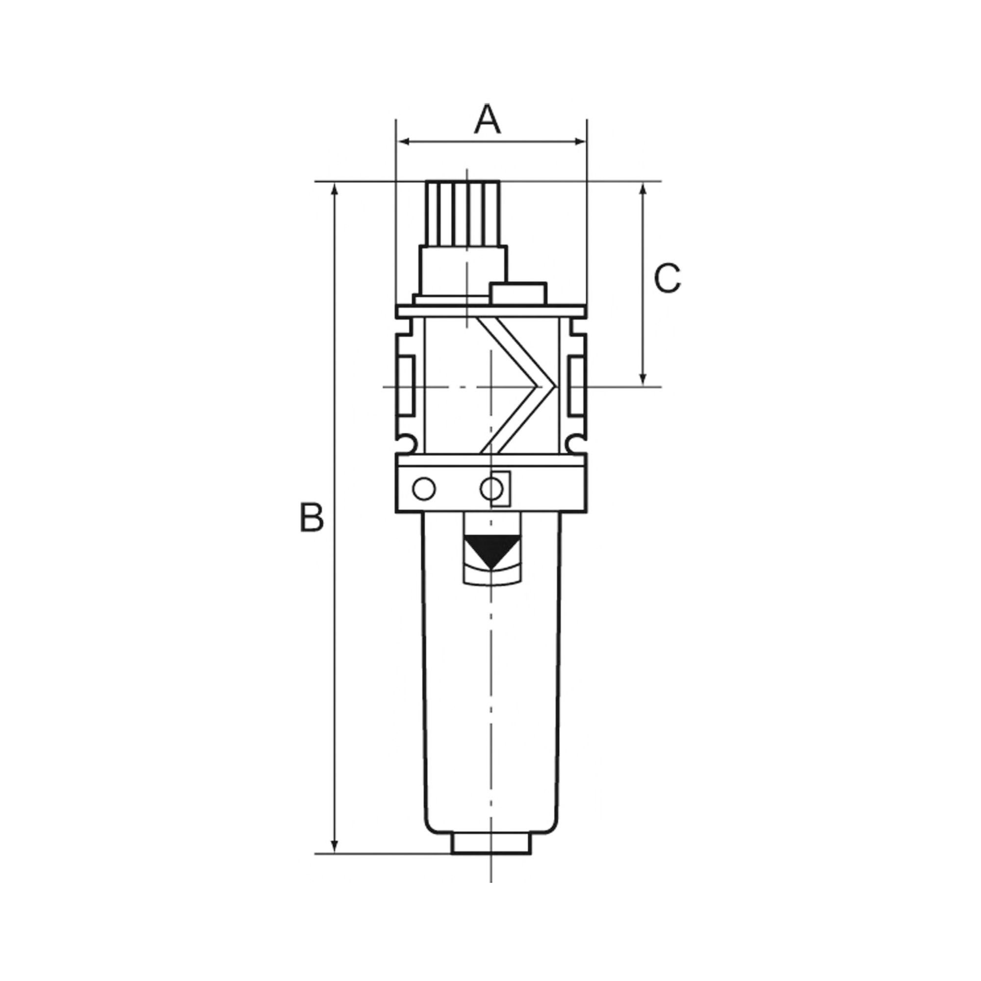Nebelöler »variobloc«, mit Polycarbonatbehälter, BG 1, G 1/4 - kommt direkt von HUG Technik 😊
