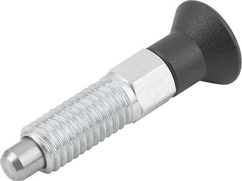 Produktbild Arretierbolzen Gr.0 M06, Form: A Stahl, D=4 - K0747.01004060 - bei HUG Technik ♡