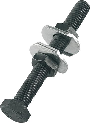 Produktbild Andruckspindel starr, Form: B Stahl - K0101.104020 - bei HUG Technik ✭