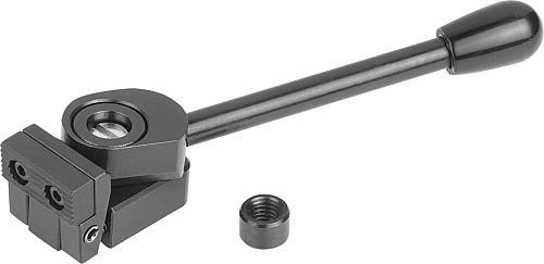 Niederzugspanner links A=38,5 25x25, Form: A Stahl - K0035.006025 - gibt’s bei HUG Technik ✓