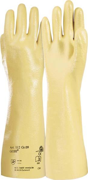 Honeywell KCL Handschuh Gobi® 112, 400 mm, gr. 10, gelb - direkt von HUG Technik ✓