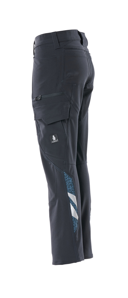 MASCOT® ACCELERATE Hose mit Schenkeltaschen  Gr. 76/C34, schwarzblau - bei HUG Technik ✭