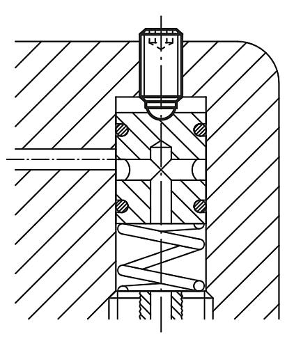 Anwendungsbild Kugeldruckschraube ohne Kopf M04, Form:B Edelstahl, Komp:Edelstahl L2=11,8 - K0384.20412 - gibt’s bei ☆ HUG Technik ✓