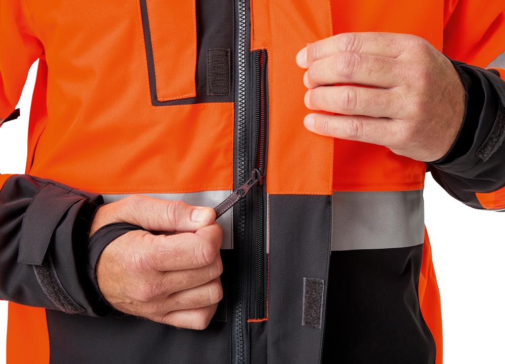 HH® Winterjacke ALNA, warnorange-ebony - gibt’s bei ☆ HUG Technik ✓
