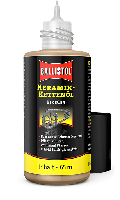 Ballistol Keramik-Kettenöl BikeCer Flasche 65 ml
