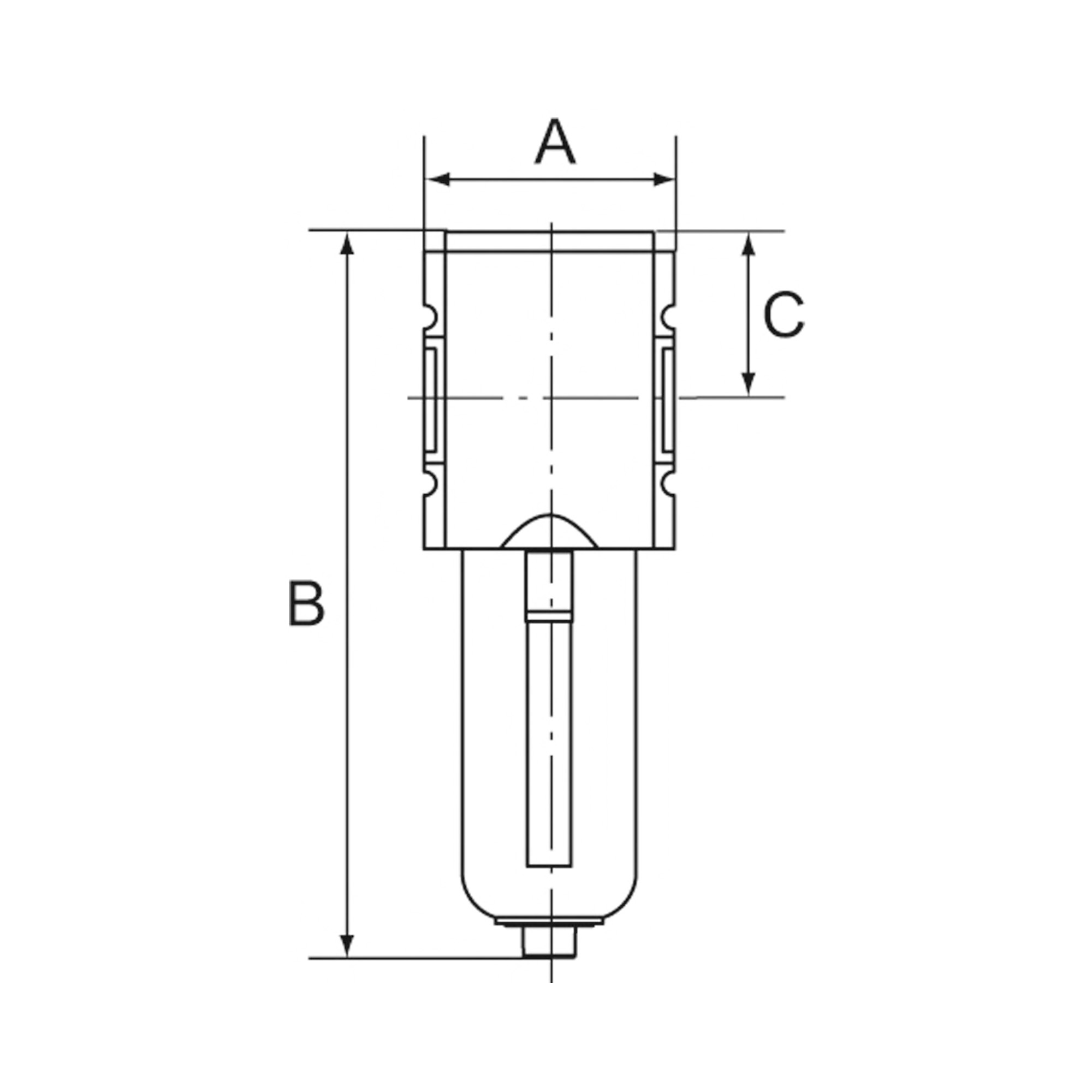 Aktivkohlefilter »FUTURA«, PC-Behälter und Schutzkorb, BG 4, G 1 - bei HUG Technik ✓ ✌