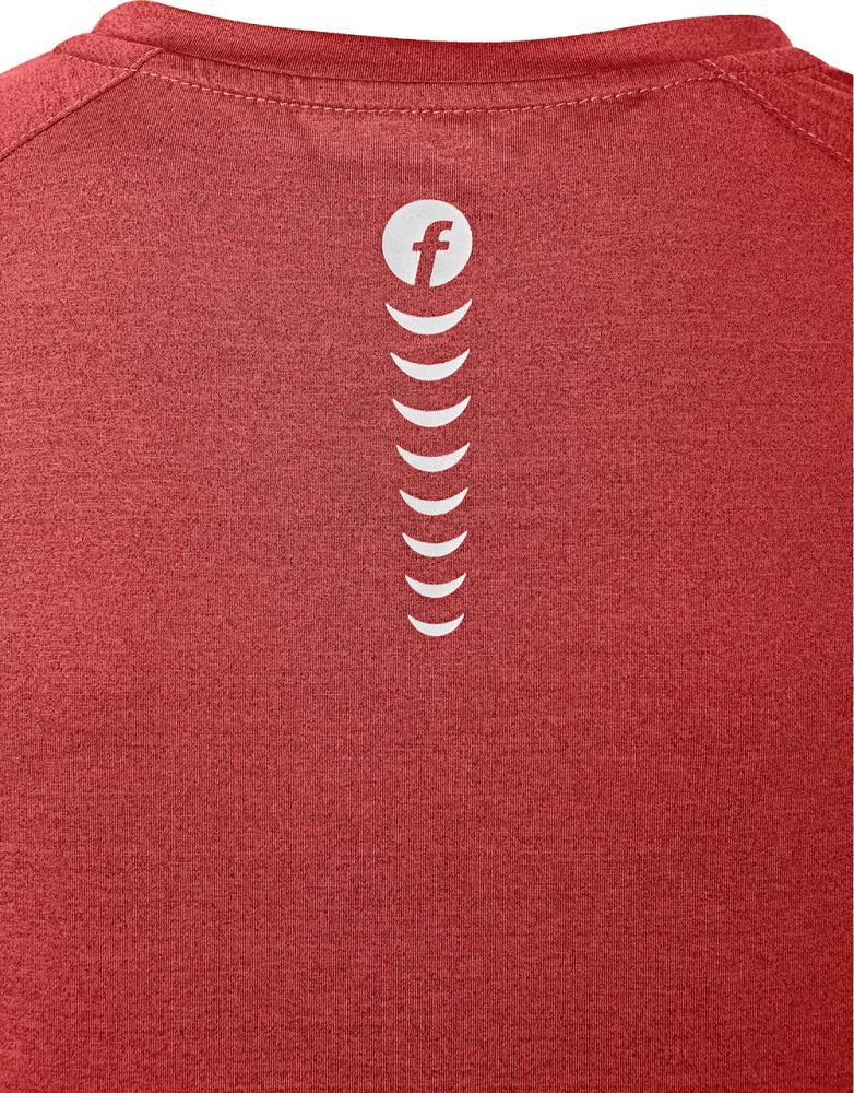 FORTIS Elements T-Shirt Quick Dry, bordeaux-schwarz meliert - direkt bei HUG Technik ✓