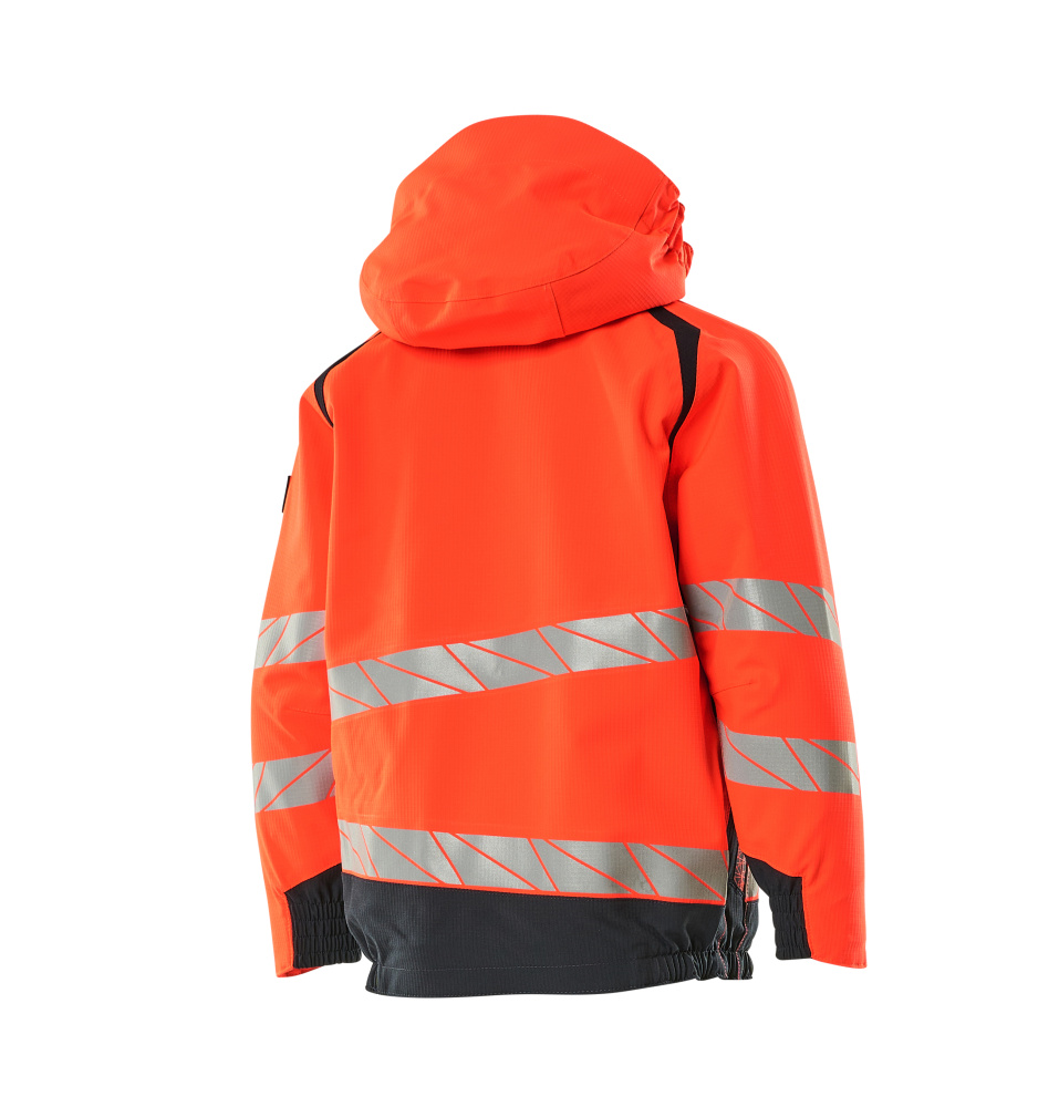 MASCOT® ACCELERATE SAFE Hard Shell Jacke für Kinder  Gr. 116, hi-vis rot/schwarzblau - gibt’s bei HUG Technik ✓