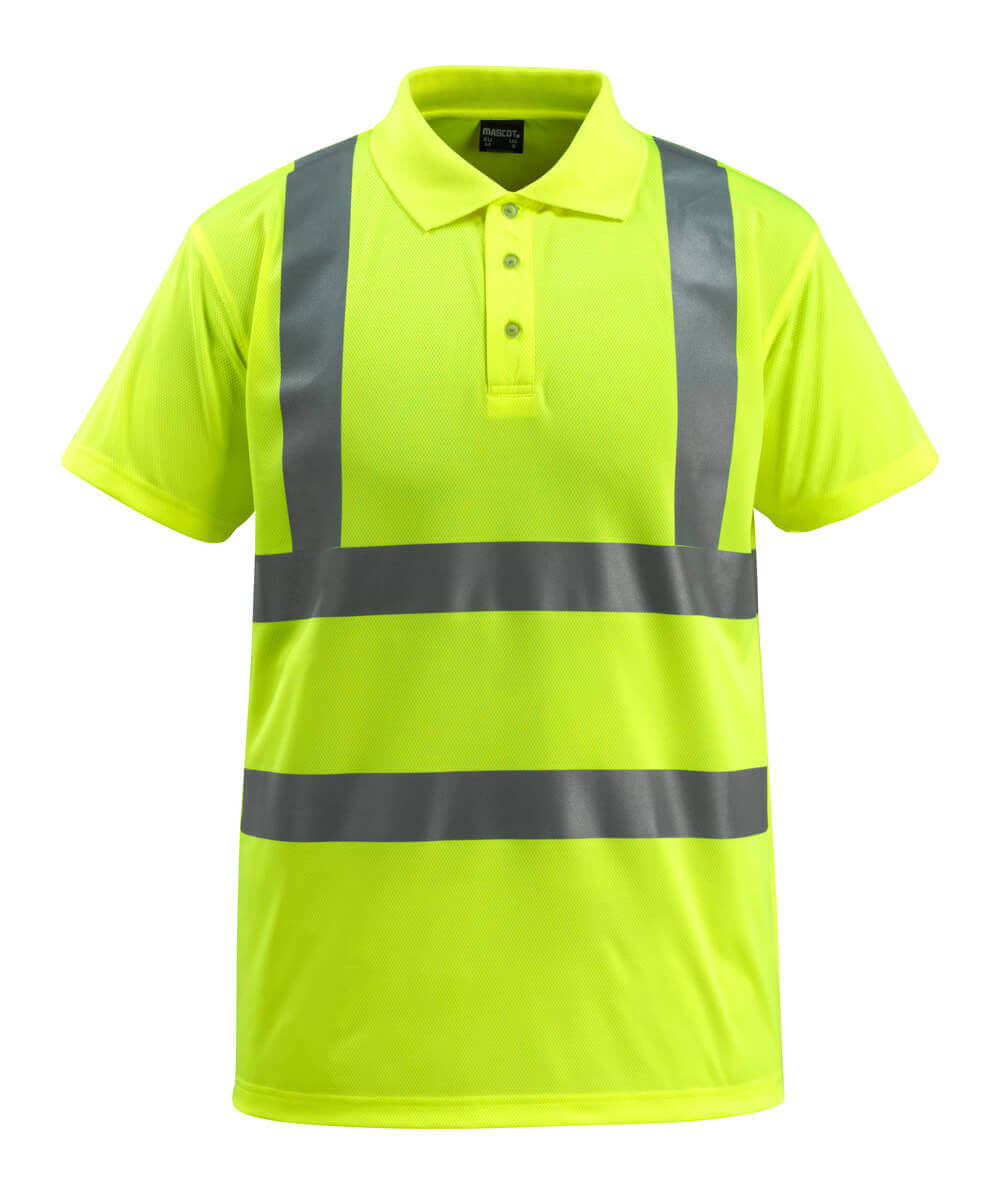 MASCOT® SAFE LIGHT Polo-Shirt »Bowen« Gr. 2XL, hi-vis gelb - gibt’s bei ☆ HUG Technik ✓