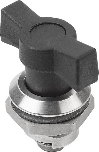 Drehriegel kleine Ausführung, Edelstahl 1.4401 - K1351 - direkt von HUG Technik ✓
