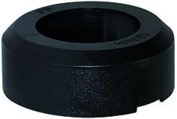 Schutzkappe, schwarz, für Rohr Außen-ø 12, POM - bekommst Du bei HUG Technik ♡