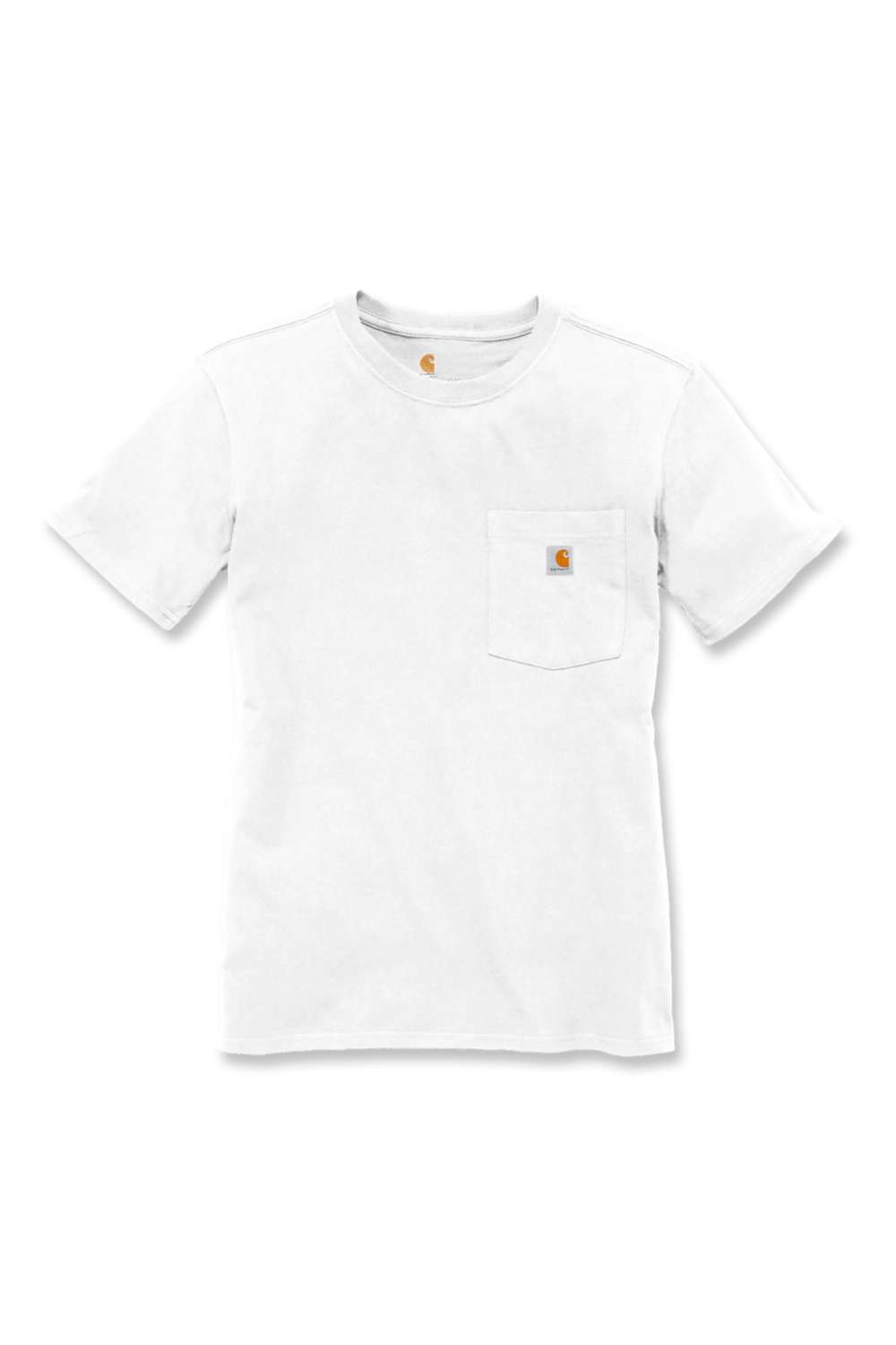 carhartt® Damen-T-Shirt »WORKW POCKET S/S T-SHIRT«, white Flach  - jetzt NEU  bei ✭ HUG Technik ✓