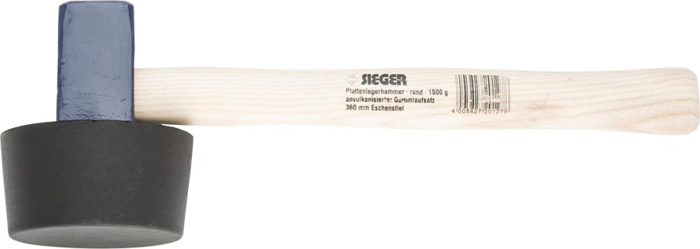 IDEAL® Plattenlegerhammer 1500g rund Idealspaten - erhältlich bei ♡ HUG Technik ✓