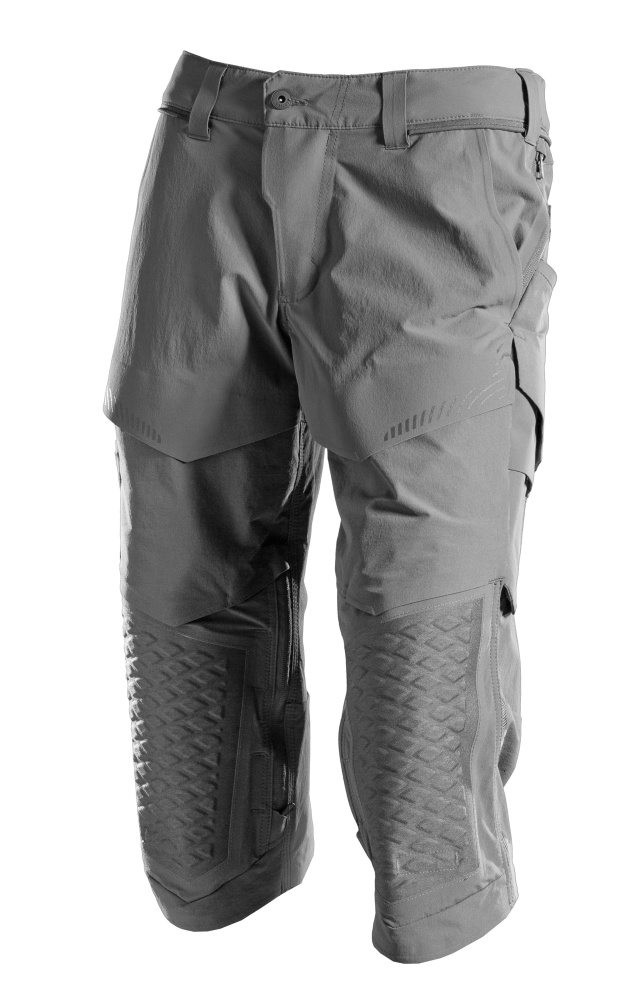 MASCOT® CUSTOMIZED Dreiviertel-Hose mit Knietaschen  Gr. C44, anthrazitgrau - bei HUG Technik ✓