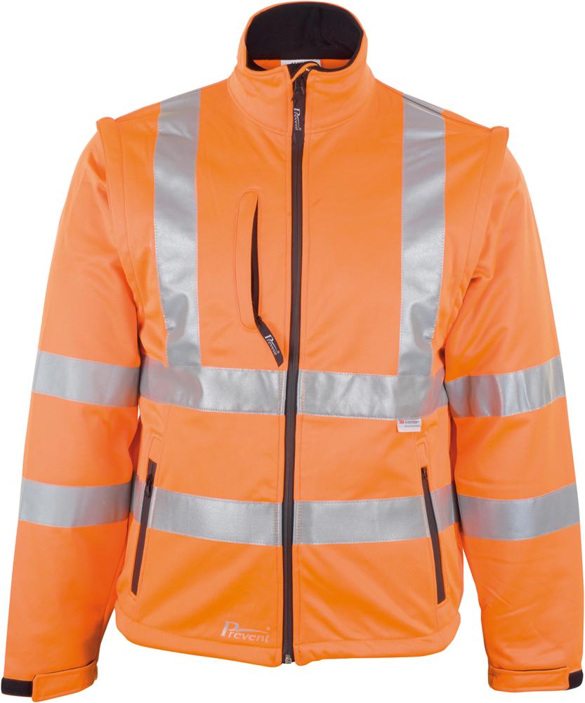 PREVENT® Warnjacke Softshell - erhältlich bei ♡ HUG Technik ✓