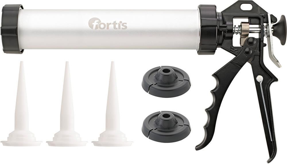 FORTIS Profi-Kartuschenpistole mit 2 Spitzen, für 310ml-Kartuschen - bei HUG Technik ✓