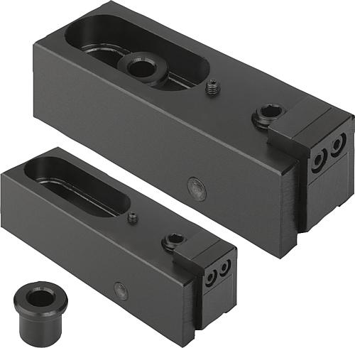 Niederzugspanner A=80 24X21 Stahl brüniert, Komp:Einsatzstahl einsatzgehärtet - K0890.006