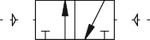 3/2-Wegeventil, pneumatisch, bistabil, G 1/2, DN 15 - bei HUG Technik ✭
