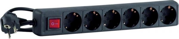 HEDI Steckdosenleiste IP20 1,4m 6-fach H05VV-F3G1,0 - direkt von HUG Technik ✓ HEDI Steckdosenleiste IP20 1,4m 6-fach H05VV-F3G1,0 - direkt von HUG Technik ✓