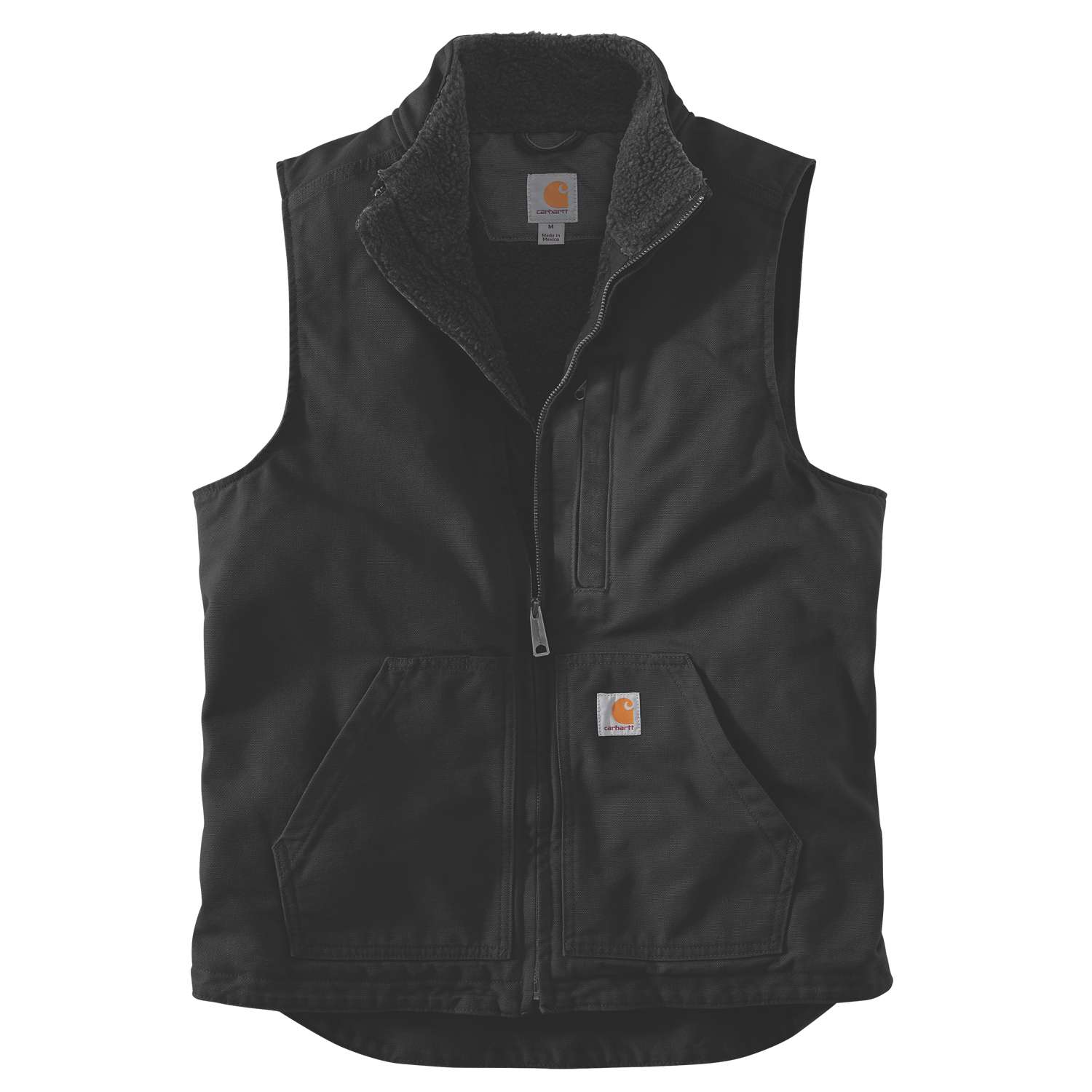 carhartt® Herren Weste WASHED DUCK LINED MOCK NECK VEST Flach  - kommt direkt von HUG Technik 😊