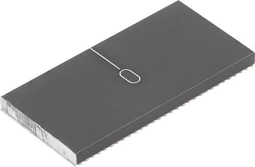 Maßstab selbstklebend L=30 Aluminium, horizontal - K0757.00 - gibt’s bei ☆ HUG Technik ✓