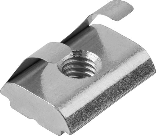 Nutenstein einschwenkbar M04 Stahl, mit Federband - K1027.1004 - bekommst Du bei HUG Technik ♡