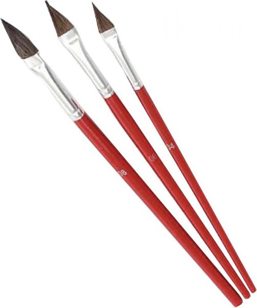 Nölle PROFI BRUSH Ausbesserungspinsel-Set 3tlg. Gr. 4,6,8 - bei HUG Technik ✭