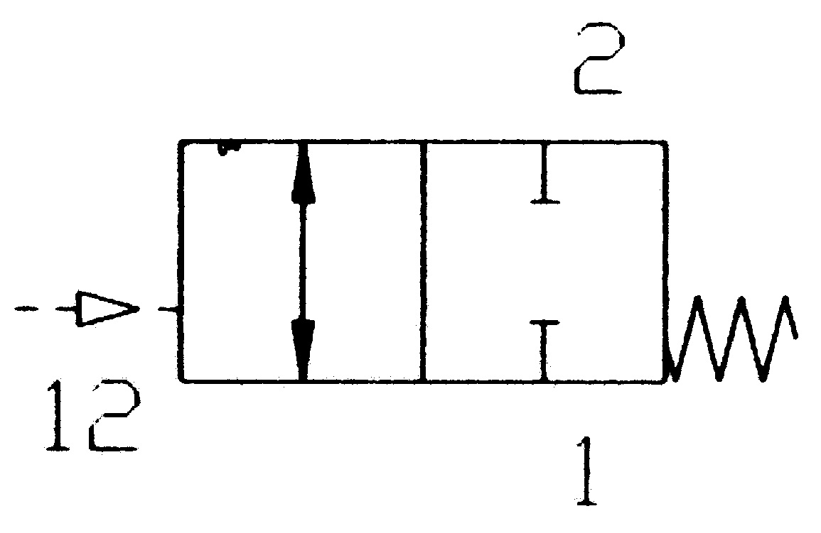 Stoppventil pneumatisch betätigt, G 1/2, G 1/2 IG, G 1/8 innen - gibt’s bei HUG Technik ✓