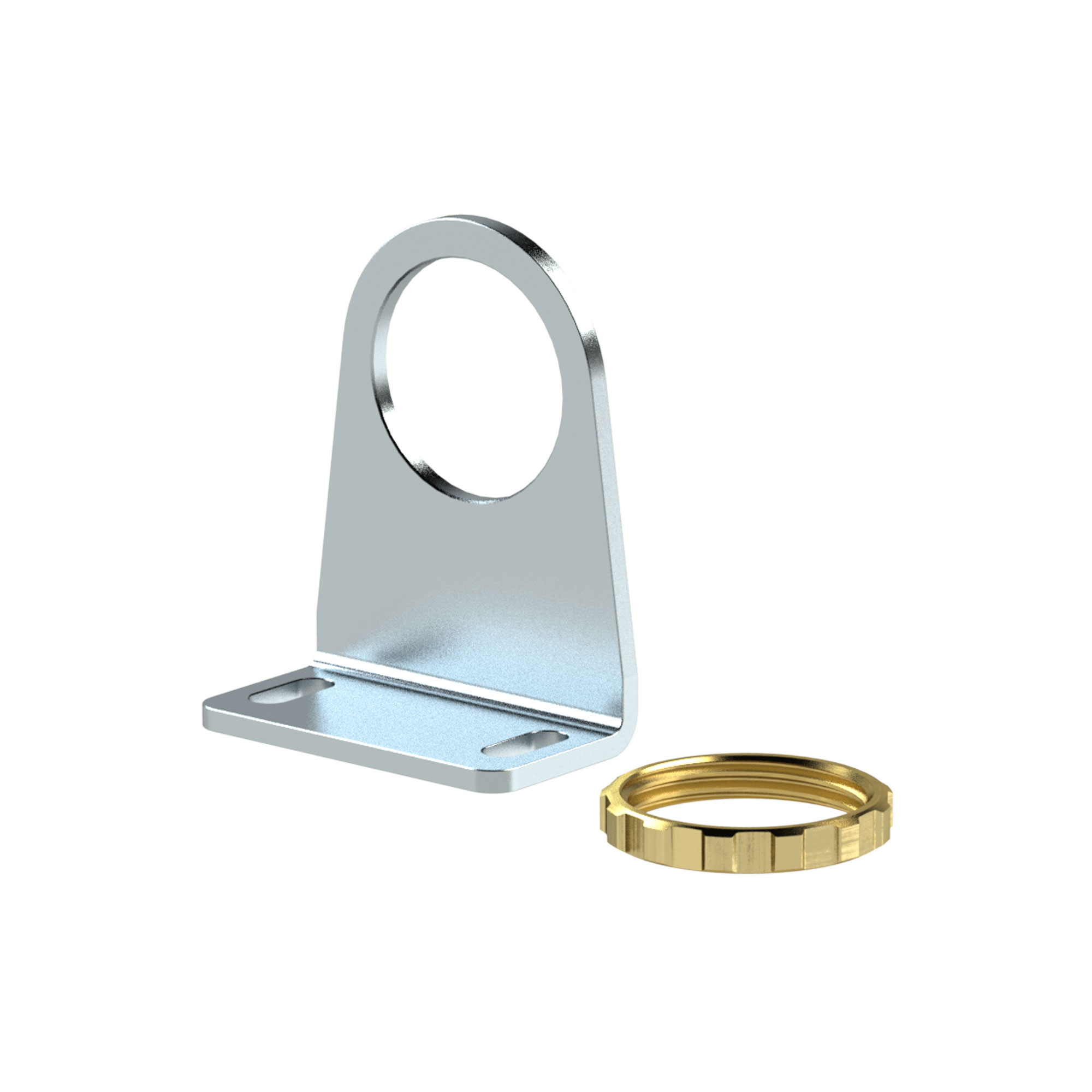 Haltewinkel mit Mutter M30x1,5 - gibt’s bei HUG Technik ✓ Haltewinkel mit Mutter M30x1,5 - gibt’s bei HUG Technik ✓