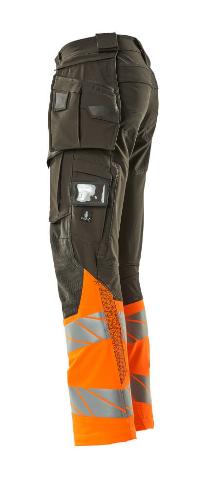 MASCOT® ACCELERATE SAFE Hose mit Hängetaschen  Gr. 76/C46, dunkelanthrazit/hi-vis orange - jetzt NEU bei HUG Technik  😊