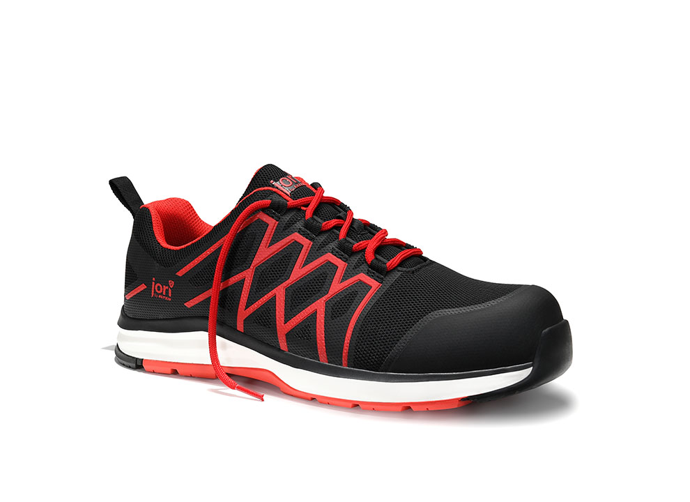 JORI Sicherheitshalbschuh, SWIFT black-red Low ESD S1P, 12061 - erhältlich bei ✭ HUG Technik ✓