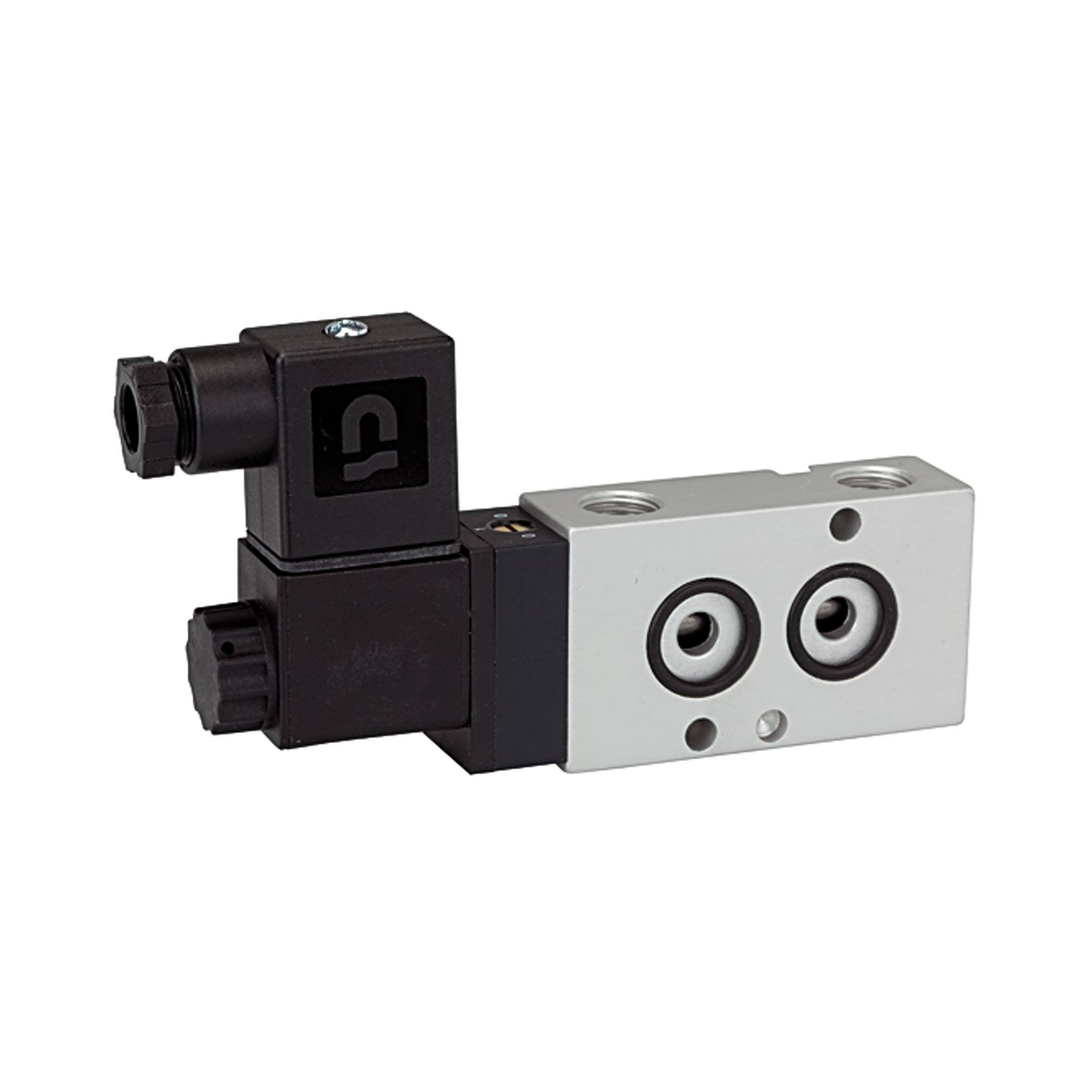 3/2-Wegeventil, NAMUR, mono, NC, Alu eloxiert, G 1/4, 230 V, 50Hz - bei HUG Technik ♡