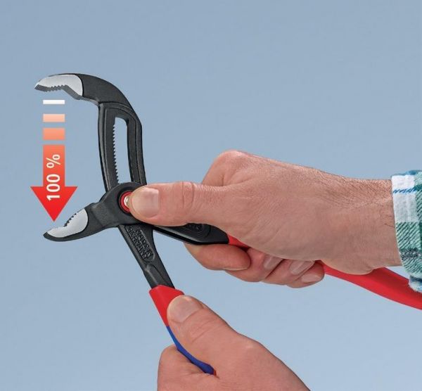 KNIPEX® Wasserpumpenzange Cobra QuickSet 250 mm tauchisoliert - bei HUG Technik ✭