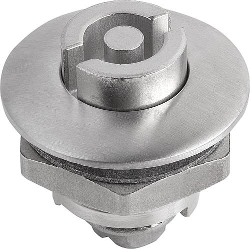 Drehriegel kleine Ausführung, Edelstahl 1.4404 - K1339 - gibt’s bei ☆ HUG Technik ✓