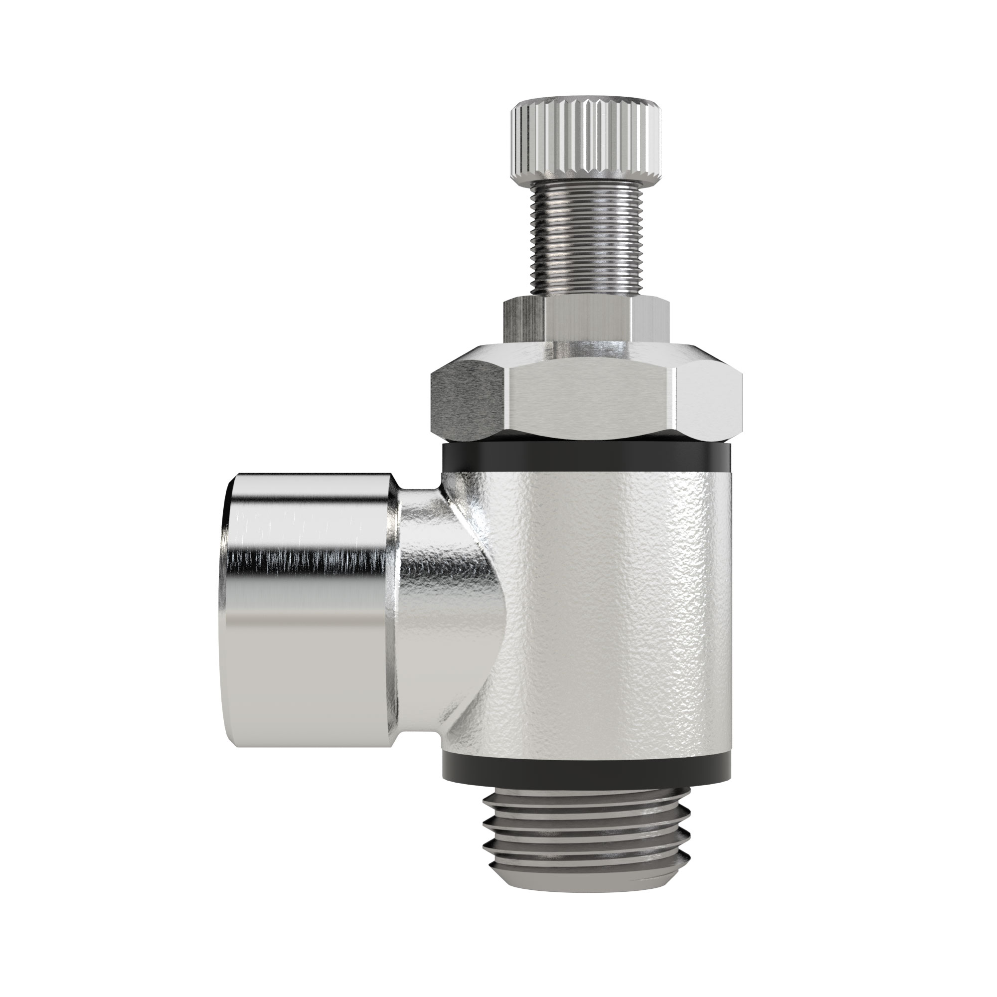 Drosselventil, beidseitige Drosselung (B) G 3/8 IG, G 3/8 - gibt’s bei ☆ HUG Technik ✓