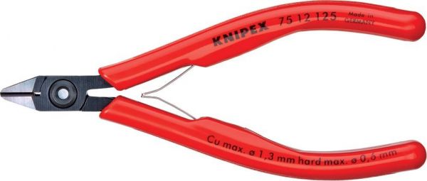 KNIPEX® Seitenschneider Elektronik mit Drahtklemme 125 mm - erhältlich bei ✭ HUG Technik ✓ KNIPEX® Seitenschneider Elektronik mit Drahtklemme 125 mm - erhältlich bei ✭ HUG Technik ✓