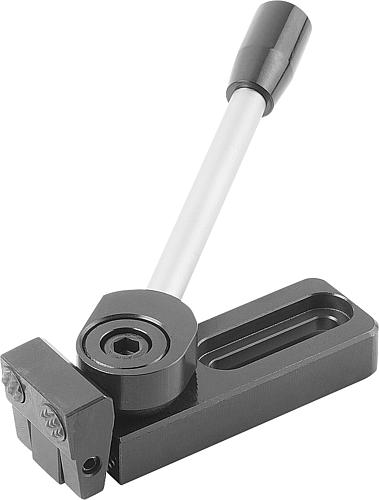 Niederzugspanner rechts A=121,5 40x39, Form: B Stahl - K0034.010010 - bekommst Du bei HUG Technik ♡