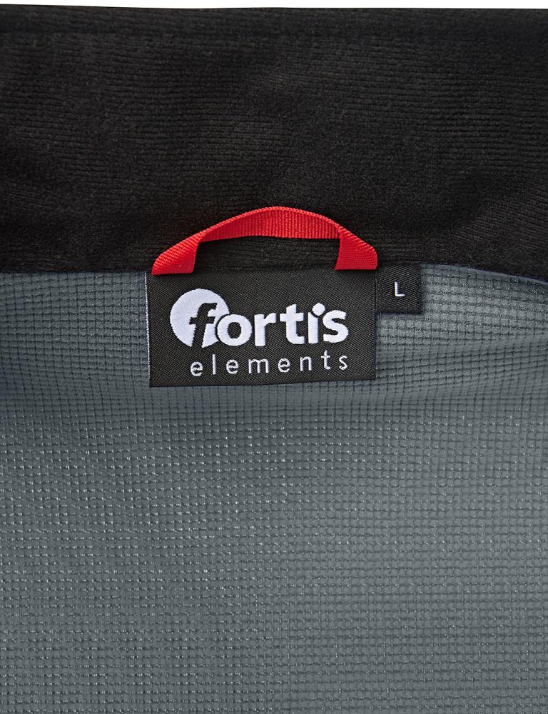 FORTIS Elements Tech-Fleecejacke, grau-schwarz meliert - bekommst Du bei HUG Technik ♡
