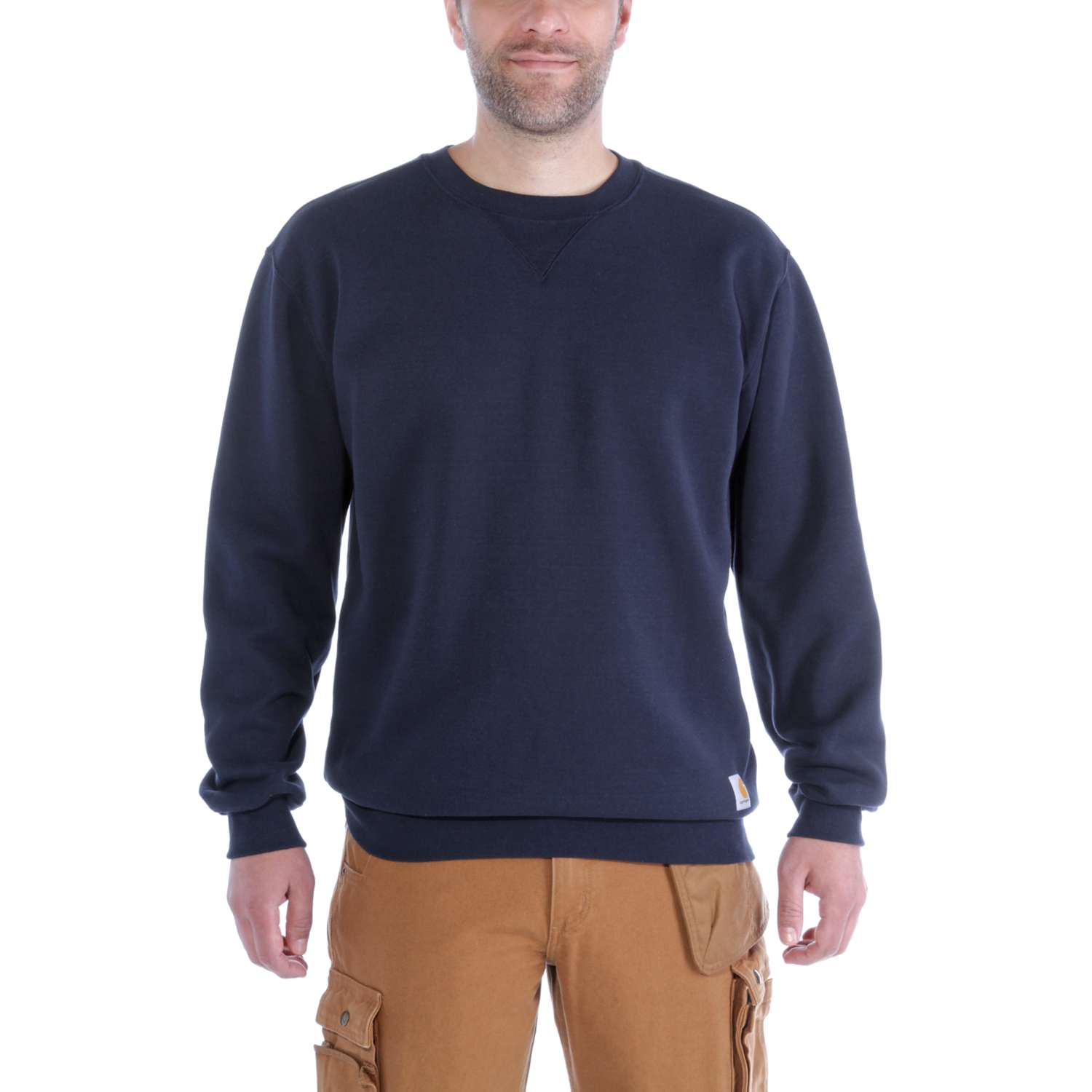carhartt® Herren-Sweatshirt MIDWEIGHT CREWNECK SWEATSHIRT, new navy - erhältlich bei ♡ HUG Technik ✓
