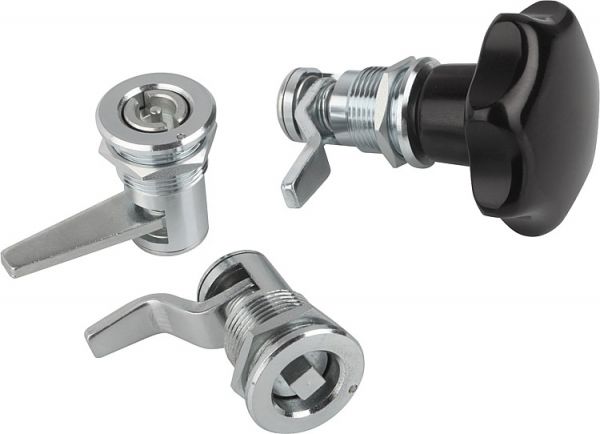 Kompressions-Drehriegel mit variablem Anzugsweg, Stahl - K0528 - bei HUG Technik ☆