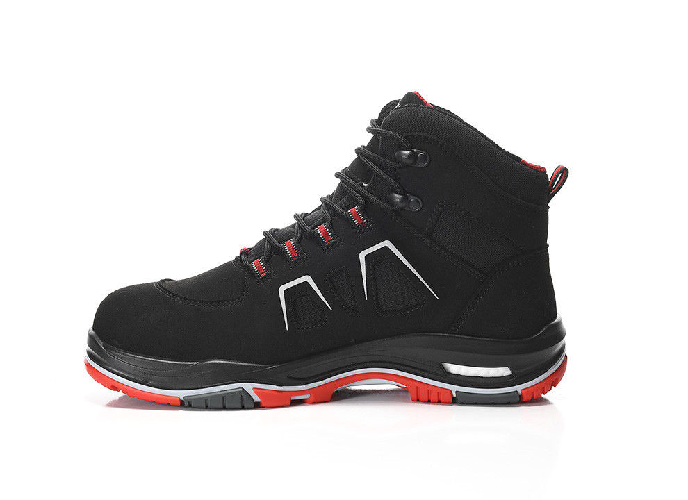 ELTEN® Sicherheitsstiefel ALAN XXTP black-red Mid ESD S3S - links