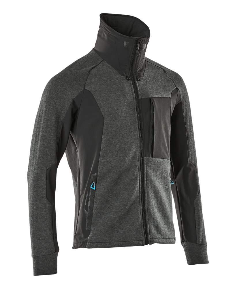 MASCOT® ADVANCED Sweatshirt mit Reißverschluss  Gr. 2XL, schwarz - bekommst Du bei ★ HUG Technik ✓